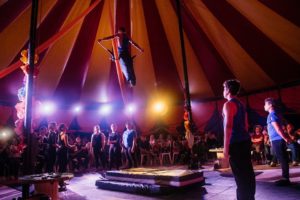 circus tent interior