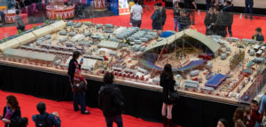 A table model of Germany’s Gleich Circus, found at Circusland Museum. This display is the world's largest model circus