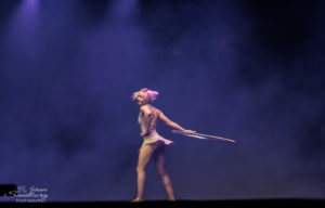 Veera Kaijenan, hula hoops circus performer 