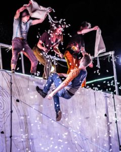 Machine du Cirque artists perform circus show 