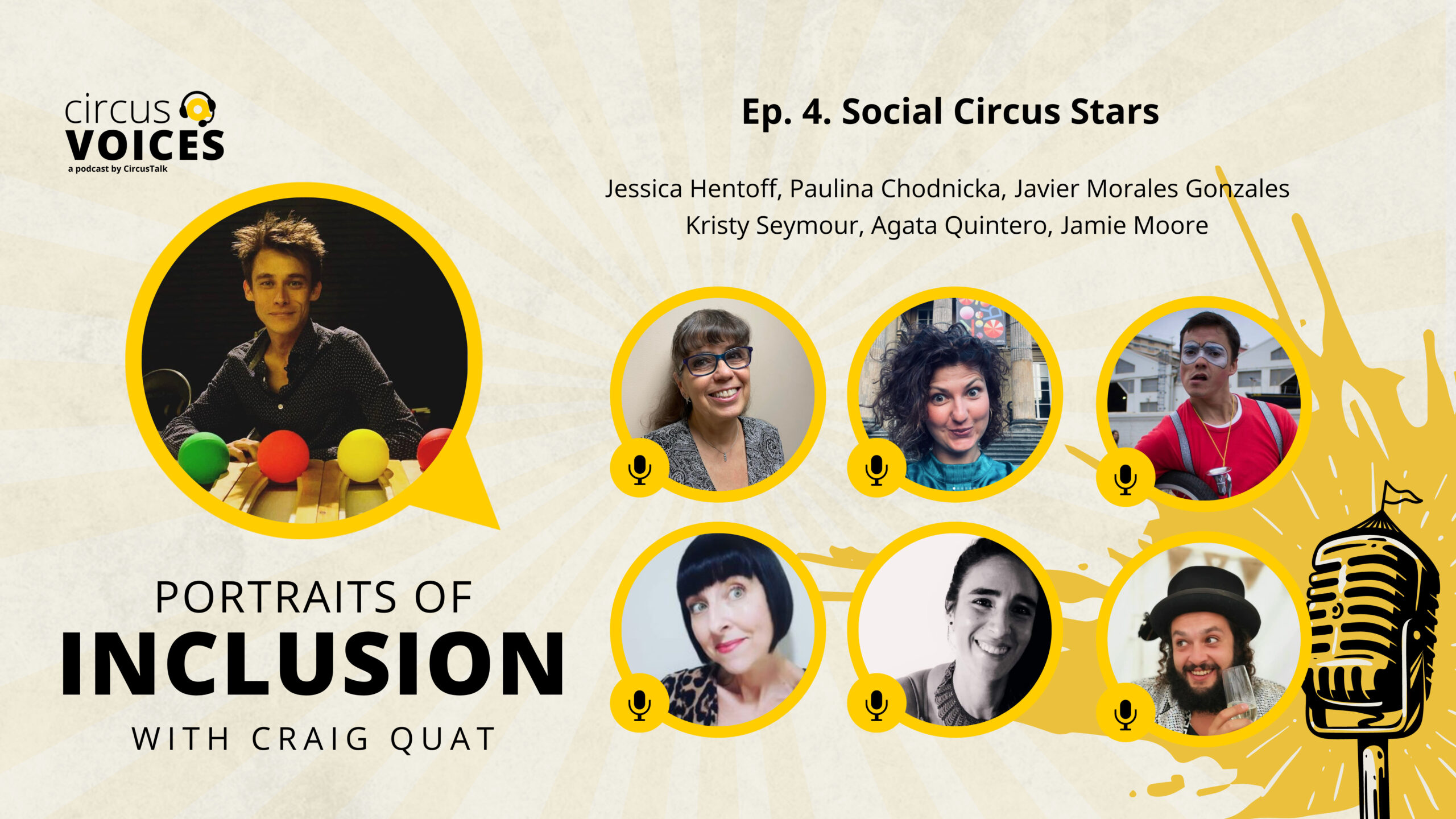 Portraits of Inclusion with Craig Quat – Ep.4. Social Circus Stars [Circus Voices Podcast]