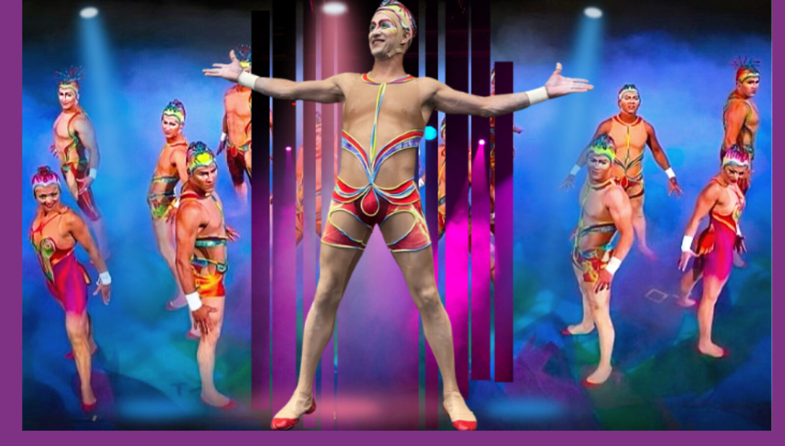 Trapezist Jerry Estefano Navas appears onstage in Cirque du Soleil's MYSTERE