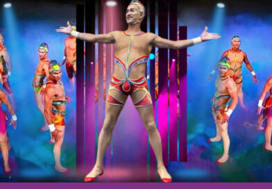 Trapezist Jerry Estefano Navas appears onstage in Cirque du Soleil's MYSTERE