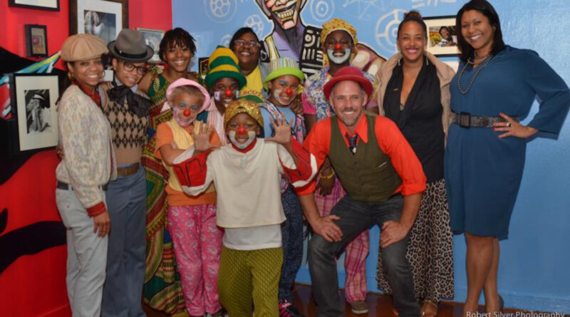 Black performers with the Uncle Junior Project celebrate the history of African-Americans within American circus through the exhibit "Entrapment to Entertainment"
