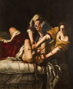 Judith beheading Holofernes by Artemisia Gentileschi 1614 - 1618