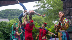 A Powerful and Unique Outdoor Dance by Loom Ensemble at NECCA in Brattleboro July 22 & 23
