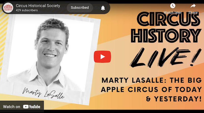 Circus History Live! Featuring Marty LaSalle