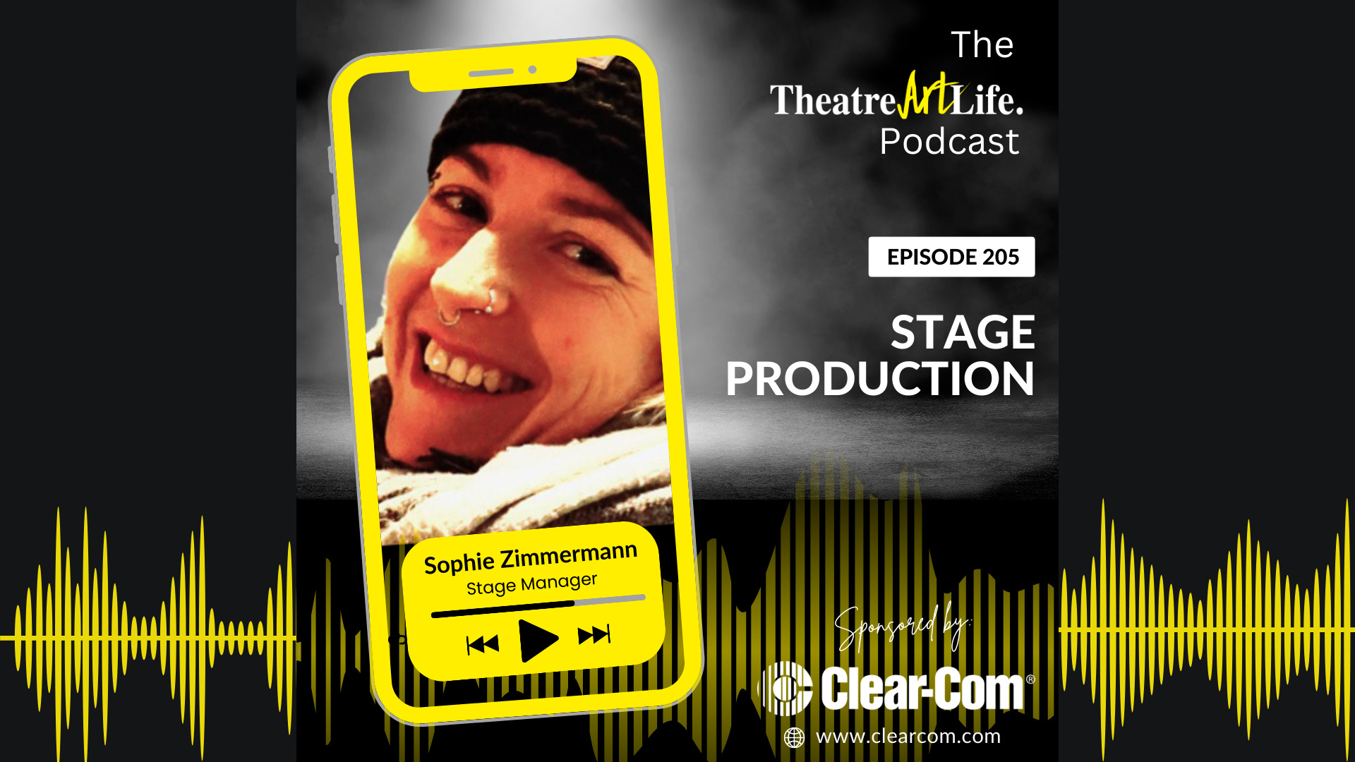 Theater Art Life Podcast – Stage Production with Sophie Zimmermann (Ep 205)