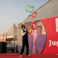 Juggling and unicycle