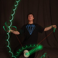 Magic of juggling ( UV- black light show )