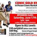 Comic Gold NYC Theatrical Clown Workshop - Circus Events - CircusTalk