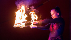 Trapeze and Fire On Ice - Circus Acts - CircusTalk