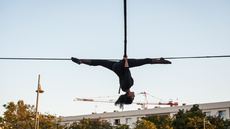 SOKA-TIRA, small scale, participative high wire performance - Circus Shows - CircusTalk