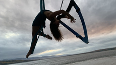 Lunarpa aerial harp act - Circus Acts - CircusTalk