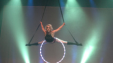 Aerial Strap Hula Hooping - Circus Acts - CircusTalk