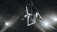 Rotating hoop- impermanent beauty - Circus Acts - CircusTalk