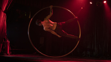 LED Fire Cyr Wheel Fusion - Circus Acts - CircusTalk