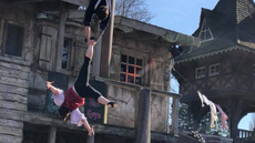 Aerial Straps Duo female male - Circus Acts - CircusTalk