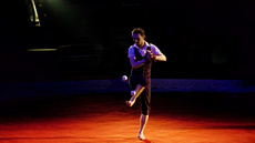 Juggling with feet and tied hands - Circus Acts - CircusTalk