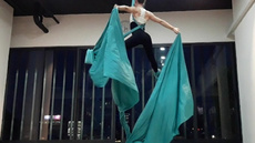 Doubles Aerial Silks Dance - Circus Acts - CircusTalk