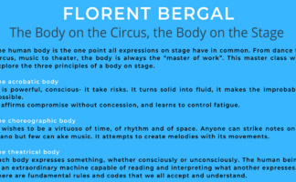  Florent Bergal: The body on the Circus, the body on the Stage